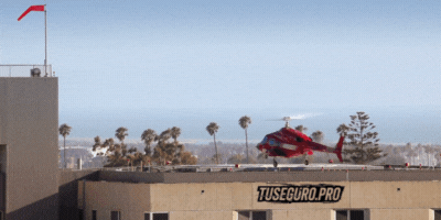 Helicoptero Ambulancia Despegando Tu Seguro Pro