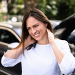 Mujer lesión accidente de auto Tu Seguro Pro